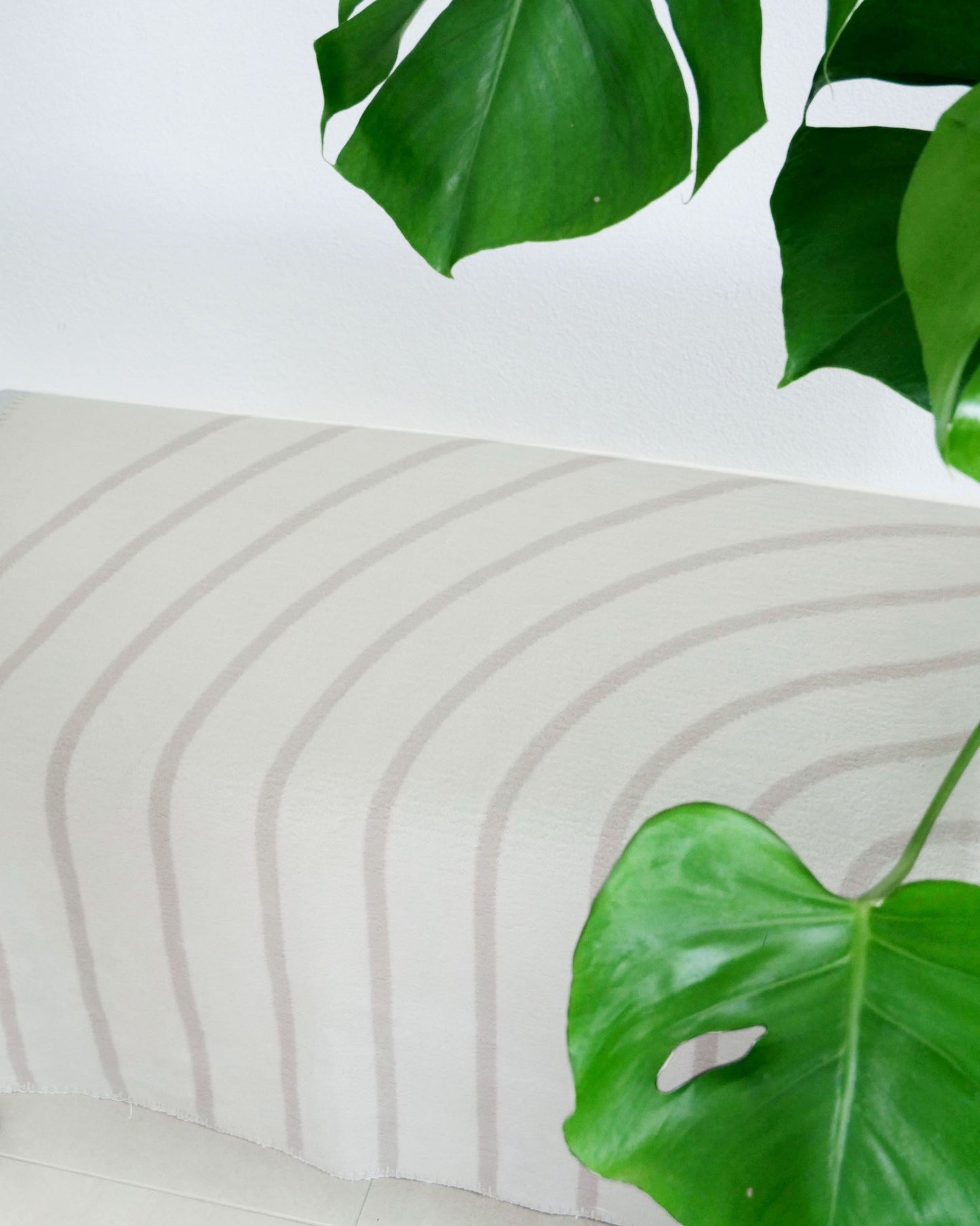 Kuscheldecke "Anna" Regenbogen beige-natur - Riema