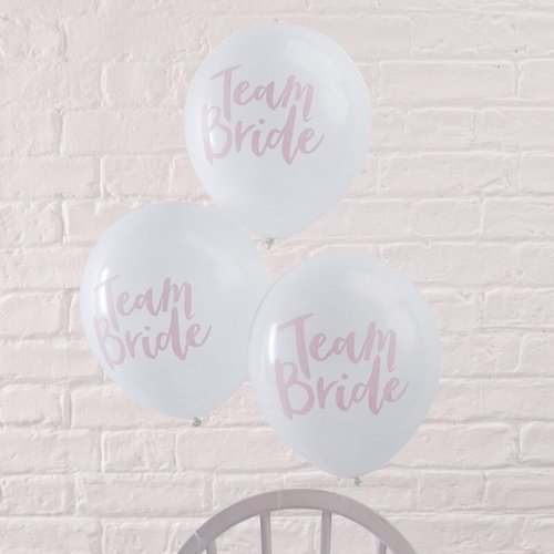 Ballons "Team Bride" 10 Stück