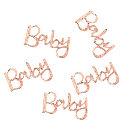 Konfetti "Baby" roségold