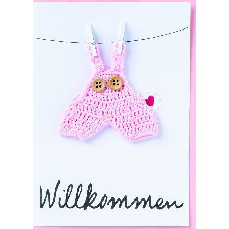 Baby Welcome Card "Willkommen" - Räder