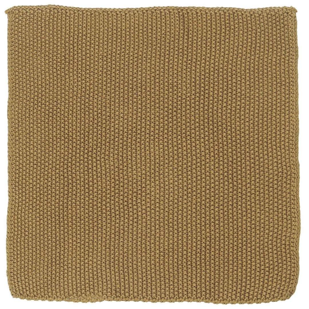 Spüllappen Mynte mustard gestrickt 2 Stk - Ib Laursen