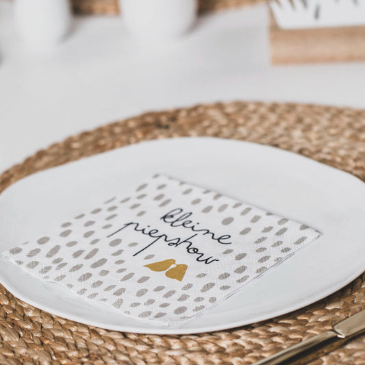 Cocktailservietten "Kleine Piepshow" - Räder