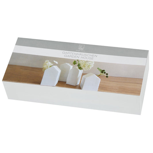 Minivasen Häuser Set "Set aus 4" - Räder