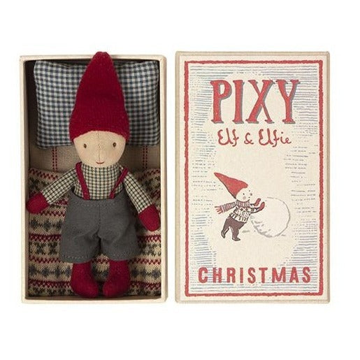 Stoffpuppe "Pixy Elf in Matchbox" - Maileg