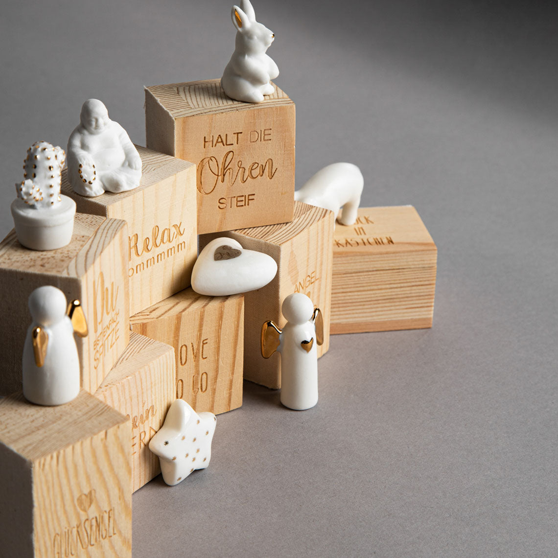 Glückskästchen "Hase" - Räder