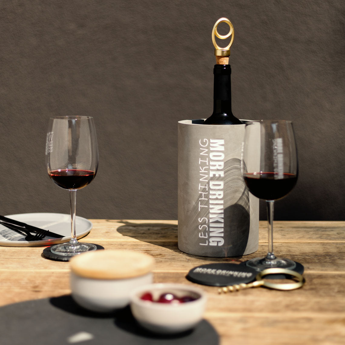 Apéro Untersetzer "Wer die Wahrheit im Wein..." - Räder