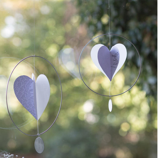 Herz-Mobilé "Man sieht nur mit dem Herzen..." - Räder