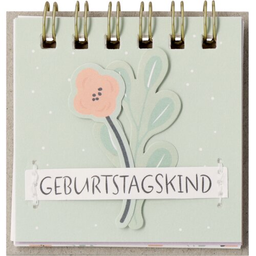 Kleine Botschaft "Geburtstagskind" - Räder