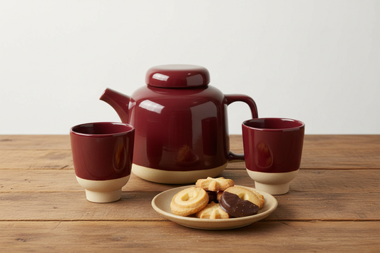 Spar-Set: Teekanne Berry mit 2 Bechern von Kinta