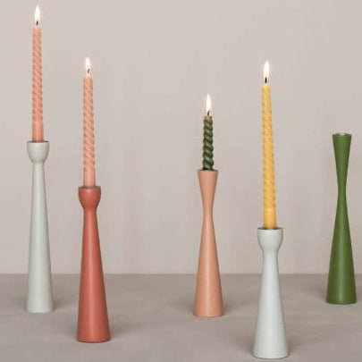 Kerzenhalter mat coral 30 cm  - Kinta