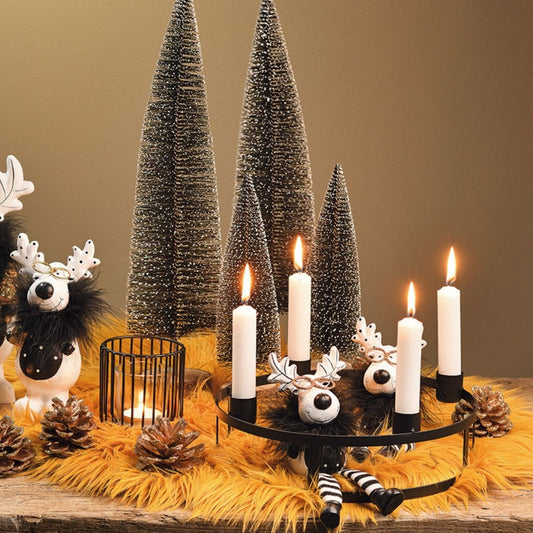 Stabkerze weiß (4er Set)