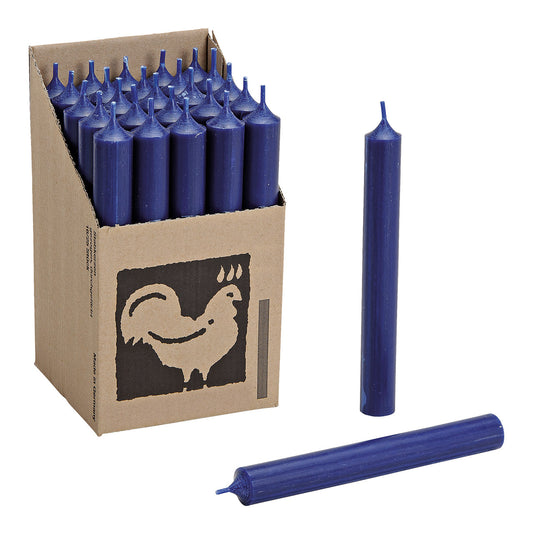 Stabkerze dunkelblau (4er Set)