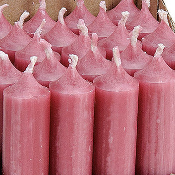 Stabkerze altrosa (4er Set)
