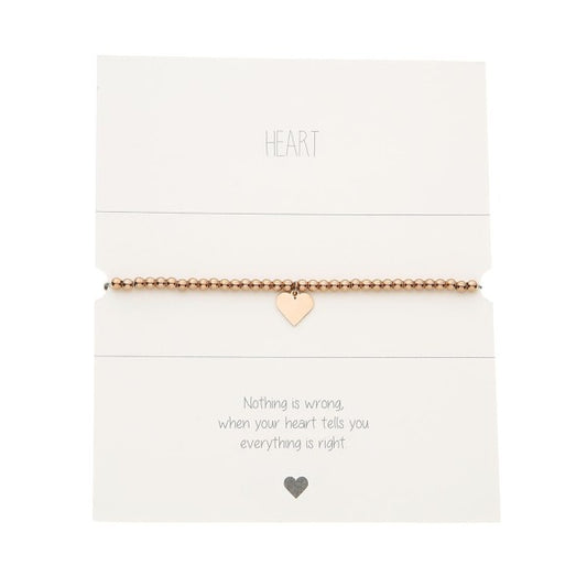 Kugelarmband - Herz