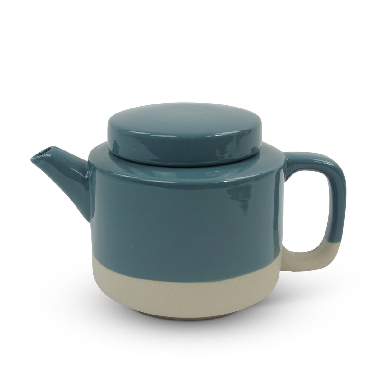 Teekanne L Cer und Cup Cyl L 2 Stk blau - Kinta