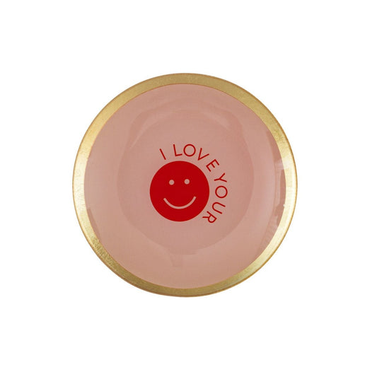 Love Plates M "smile" rosa - Giftcompany