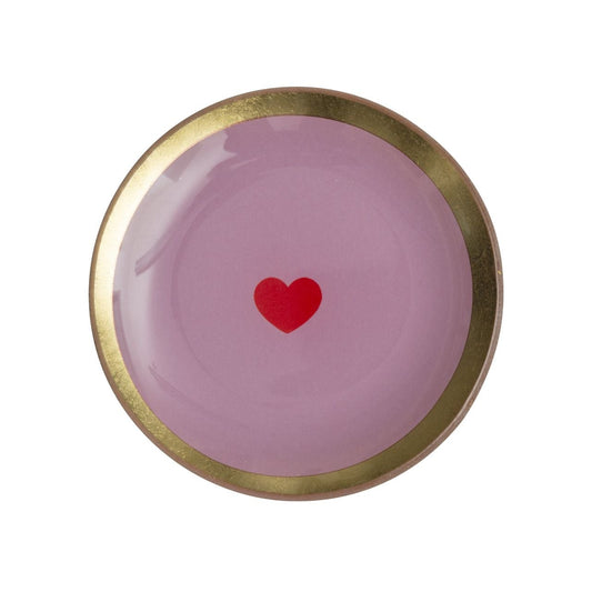 Love Plates S "Herz" rosa - Giftcompany