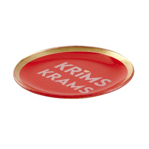 Love Plates M "Krims Krams" rot - Giftcompany