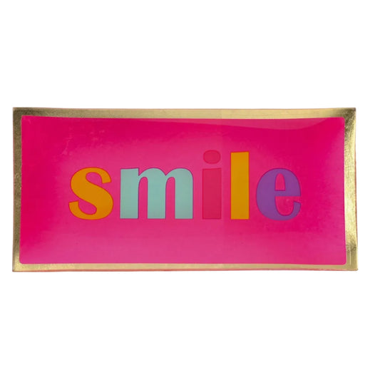 Love Plates L "Smile" pink - Giftcompany