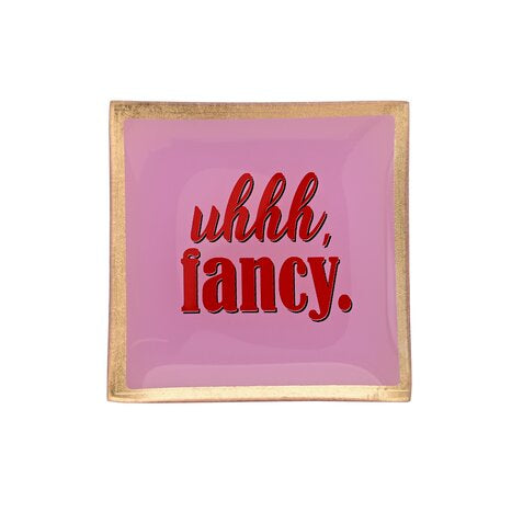 Love Plates S "Uhhh fancy" rosa - Giftcompany