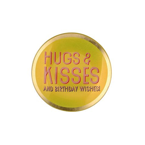 Love Plates S "Hugs & Kisses" gelb - Giftcompany