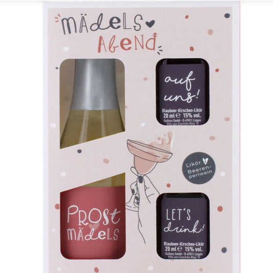 Perlwein Set "Mädels Abend" - Trend Import