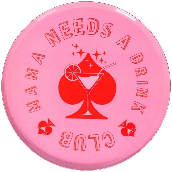 Love Trays M "Mama needs a drink" rosa - Giftcompany