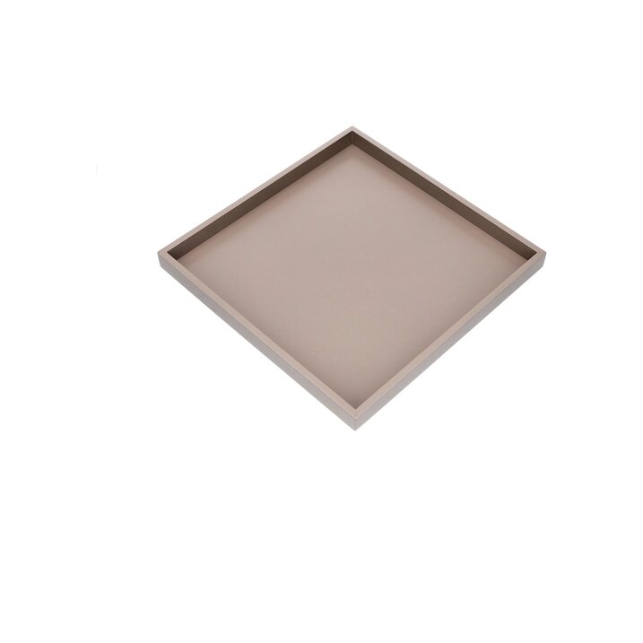 Neo Tablett sandstone/ grau quadratisch - Giftcompany