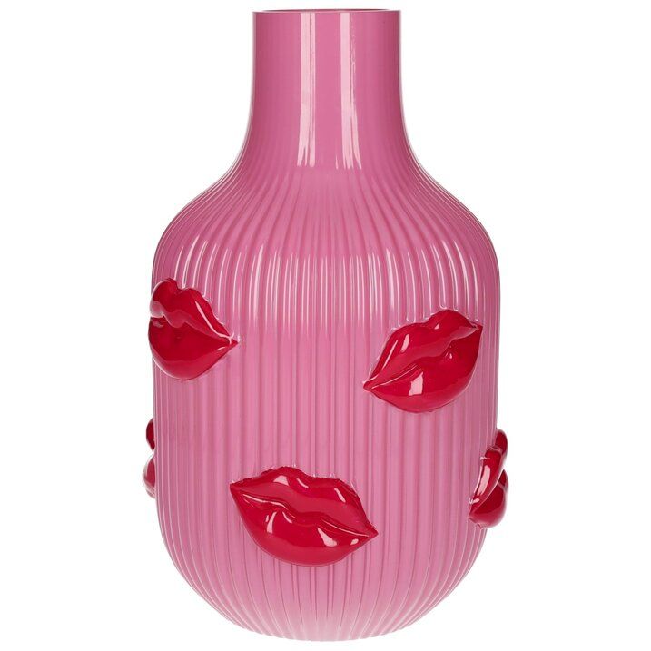 L'amour Vase Lippen rosa - Giftcompany