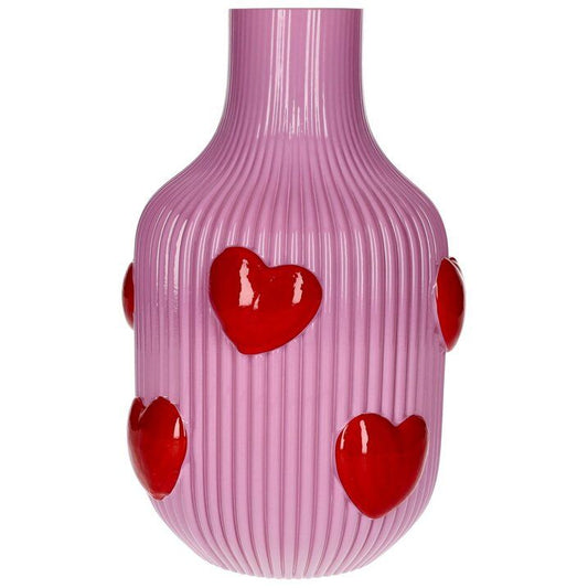 L'amour Vase Herzen helllila - Giftcompany