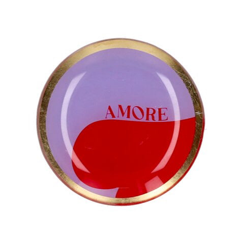 Love Plates S "Amore" lila/ rot - Giftcompany