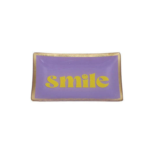 Love Plates M "Smile" lila/ gelb - Giftcompany