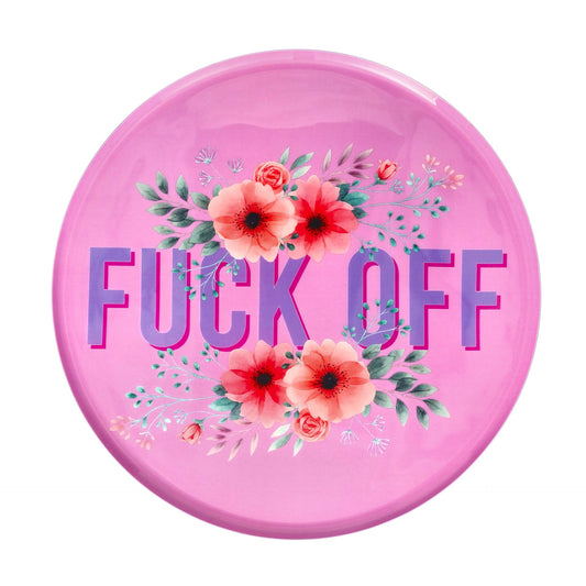 Love Trays L "Fuck off" rund rosa - Giftcompany