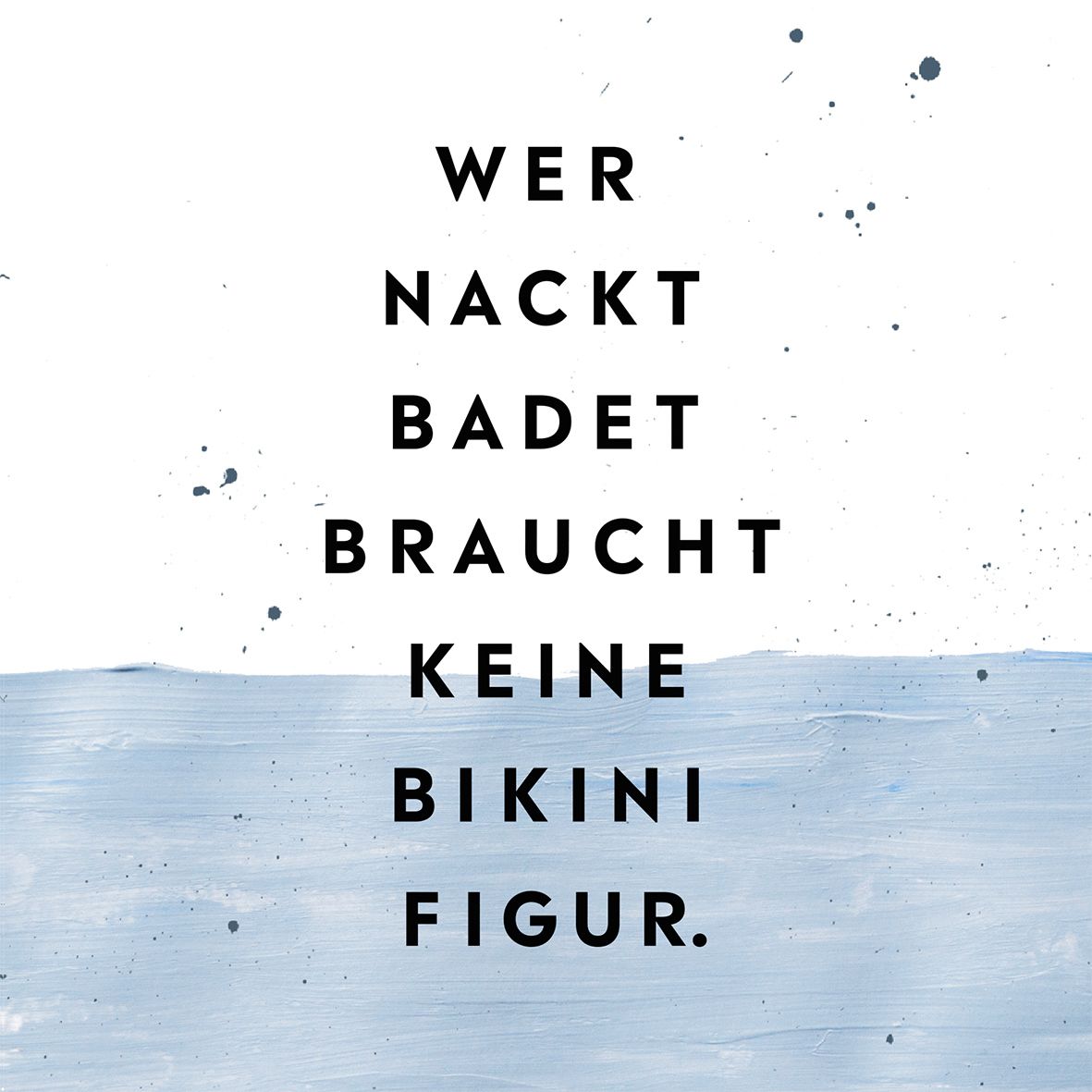 Serviette "Bikinifigur" - ppd