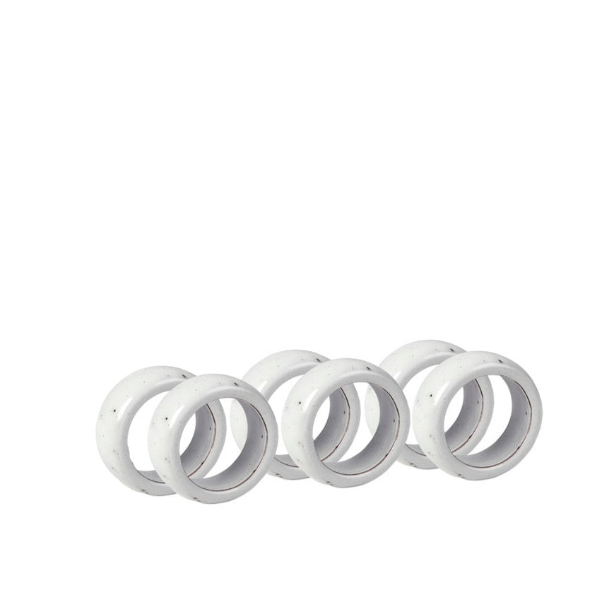 Nordic Sand Serviettenring 6 Stück - Broste Copenhagen