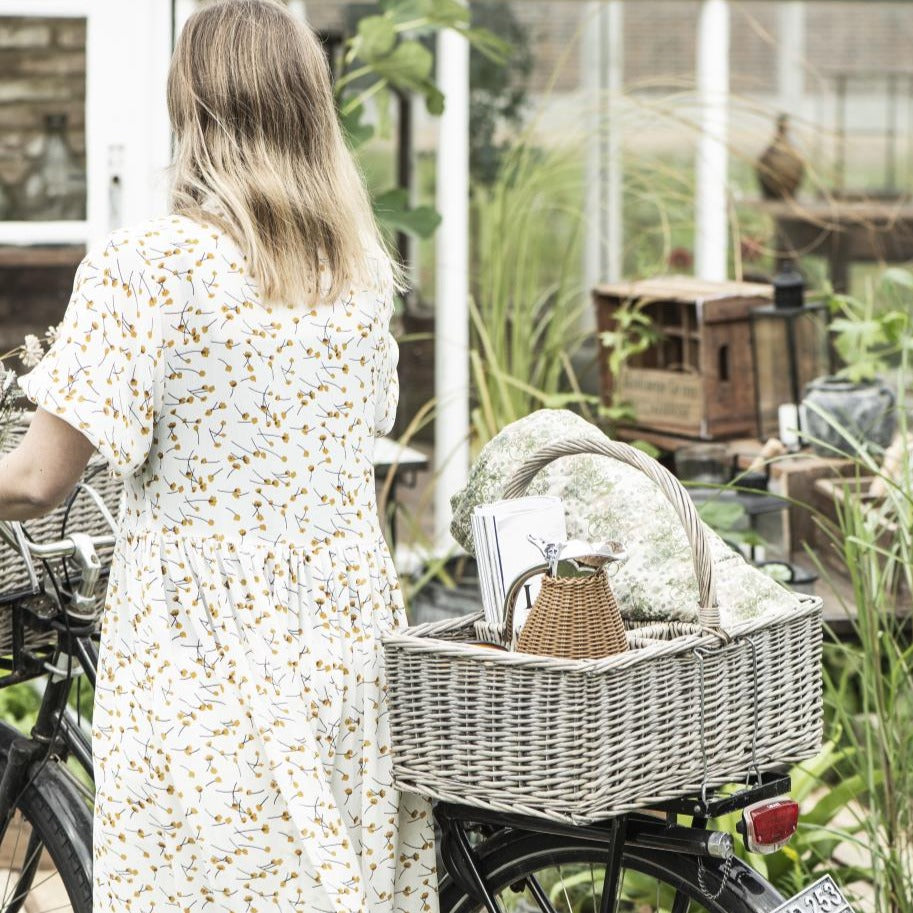 Thermoskanne braun Polyrattangeflecht - Ib Laursen