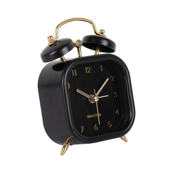 Wecker Metallic Glam schwarz - Karlsson