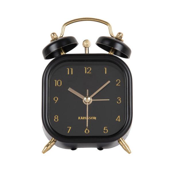 Wecker Metallic Glam schwarz - Karlsson
