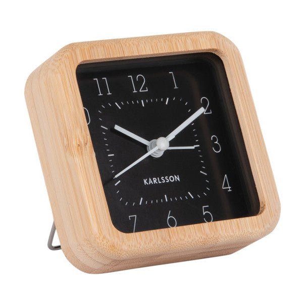 Wecker Neat Square schwarz - Karlsson
