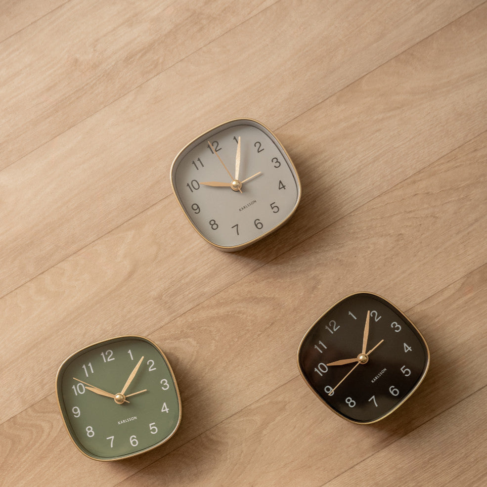 Wecker Travel Square grau - Karlsson