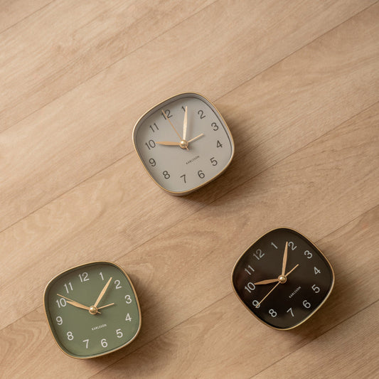 Wecker Travel Square grau - Karlsson