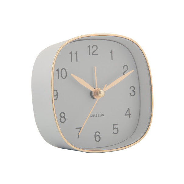 Wecker Travel Square grau - Karlsson