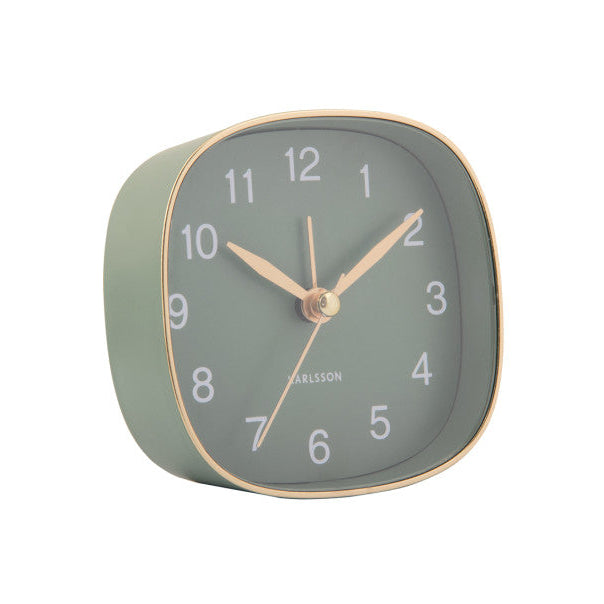 Wecker Travel Square jungle green - Karlsson
