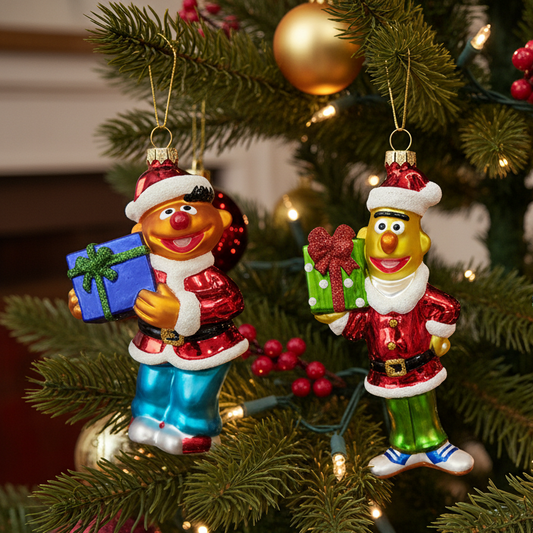 Sesamfreunde Christbaumkugeln 2er Set Ernie & Bert - Lieferbar ab KW40