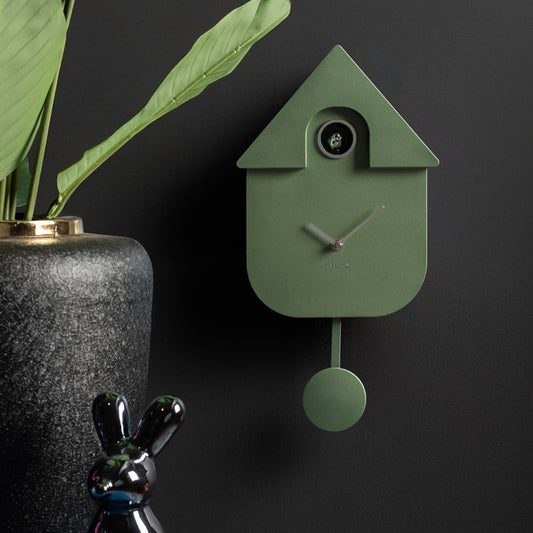 Kuckucksuhr Metallic Jungle green - Karlsson