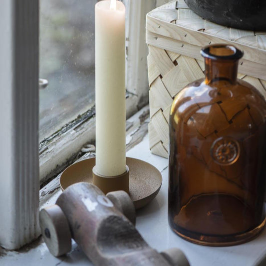 Kerzenhalter für XXL Stabkerze mustard - Ib Laursen