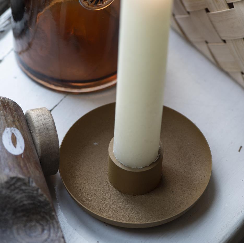 Kerzenhalter für XXL Stabkerze mustard - Ib Laursen