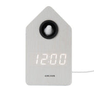 Wecker Cuckoo LED white washed - Karlsson