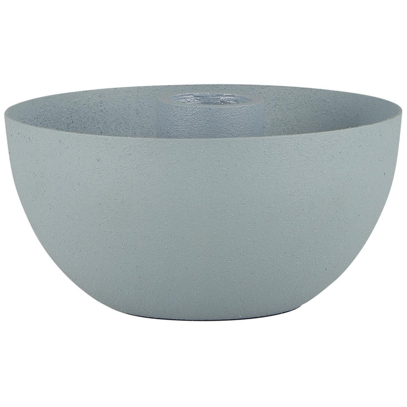 Kerzenhalter für Stabkerze schüsselförmig blau - Ib Laursen