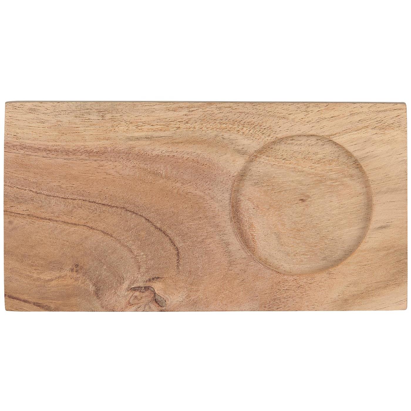 Servierbrett mit Getränkehalter Akazienholz - Ib Laursen